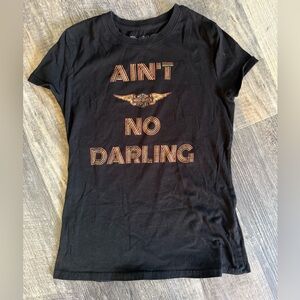 Harley-Davidson “Ain’t No Darling” Graphic Tee – XS